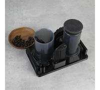 (As show, One size) Coffee Utensil Storage Rack for AeroPress Coffee Maker Coffee Storage Caddy Coffee Filter Holder