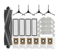 (As show, One size) compatible with Dreame Bot D10s Plus/D9 Plus Robot Vacuum Spare Parts Main Side Brushes Mop Cloths HEPA Filters