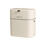 (As show, One size) Compost Bin Kitchen Garbage Can 2.5 Gallon Countertop Indoor Small Hanging Trash Can with Lid Composting Bin White