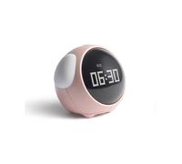 (As show, One size) Creative expression alarm clock wake up alarm clock pink
