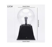 (As show, One size) Creative Induction Plasma Ball Electrostatic Touch Magic Ball Ion Lamp USB Sound Control Creative Handicraft Birthday Gift