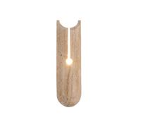 (As show, One size) Creative Retro Wall Lamp, Japanese Wabi-Sabi Style Ceiling Lamp, Natural Beige Travertine, Nordic Living Room Aisle LED Spotlight