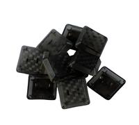 (As show, One size) Customize Keyboards Easy to Install Translucent Black 1U Grid Keycaps,for G813 G815 G913 G915 G913 tkl G915t Keyboards