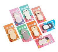 (As show, One size) Cute for Cat Series Sticky Note Student Message Sticker N Times Memo Pad Scrapbooking School Stationery Mixed Color