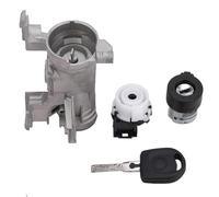(As show, One size) Cylinder Switch Ignition Switch Lock and Steering Lock with Key 1k0905865 5q0905865a 1k0905841 1k09