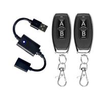 (As show, One size) DC 5V USB Wireless Remote Control Switch Driver Power on Off for LED Light, Strip Reading Lamp, Light Fan & More