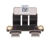 (As show, One size) DC Power Charging Board I/O USB Audio Connector Part for A1708 Black