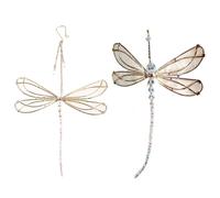 (As show, One size) Delicate Crystal Hanging Dragonfly for Sun Catcher with Chain Rainbow Maker Pendant Suncatcher for Balcony for Windows B