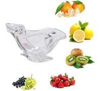 (As show, One size) Deluxe Design Individual Lemon Squeezer, Lemon Squeezer Manual Squeezer Hand Press Acrylic Tableware Transparent Serving Tableware