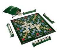 (As show, One size) Deluxe Scrabble Set with Locking Tiles for Family Fun