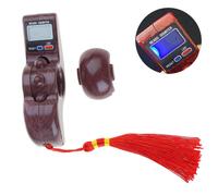 (As show, One size) Digital LCD Electronic Hand Tally Counter String Rotating Prayer Beads Counter for Meditation Yoga Relieve Tension Reset C