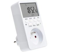 (As show, One size) Digital Programmable Socket, Weekly Electrical Socket Programmer with 20 Programs