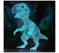 (As show, One size) Dinosaur Toys Night Light for Kids,Easter Basket Stuffers, Dinosaur Gifts 3D Night Lights for Boys, T Rex Lamp Gifts for Age 2 3 4 5 6 7 Years Old, 16