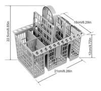 (As show, One size) Dishwasher Cutlery Basket Tray For Ariston Hotpoint Indesit Strong Pl