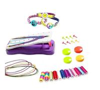 (As show, One size) DIY Hand Rope Braider Set, Friendship Bracelets Rope Kit, Bracelet Kit Stretchy Hand Rope Bracelet