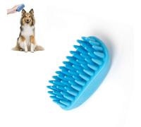 (As show, One size) Dog Bath Brush,Rubber Dog Shampoo Grooming Brush, Silicone Dog Shower Wash Curry Brush, Pet Scrubber for Short Long Haired Dogs Cats Massage Comb, Sof