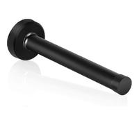 (As show, One size) Door stop, 150mm long, black door stop, modern wall mounted door stop, heavy duty stainless steel do p