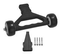 (As show, One size) Double Wheel Wheelie Bar For 1/5 Arrma Kraton 8s Outcast 8s Rc Car Update Parts Accessories,black