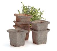(As show, One size) Durable Practical Plant Pots Coir Eco Grow Seedling Nursery Herb Flower Sturdy Pots