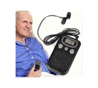 (As show, One size) Ear hearing aid Personal Sound amplifier Pocket voice enhancement device for the elderly