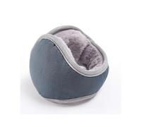 (As show, One size) Ear Warmers Waterproof Adjustable Fleece Earmuffs For Men Women Winter Ear Muffs(gray dark grid)