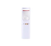 (As show, One size) Electric eyelash curler (white), USB charging, quick heating silicone pad, intelligent shape, long-lasting temperature control, beauty and makeup tool