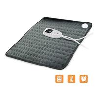 (As show, One size) Electric Heating Pad, 40 x 30 cm Cervical Heating Blanket with, 6 Temperature Levels, Auto Shut-Off Timer (dark green), for Back, Waist, Knees, Neck,