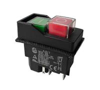 (As show, One size) Electromagnetic Switches Pushbutton Switches for Garden Tools KJD17 220V 5 Pin -Terminals