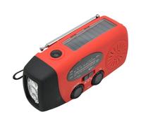 (As show, One size) Emergency Weather Radios Portables Solar Hand Crank Radios Multifunctional Radios for Outdoor Camping