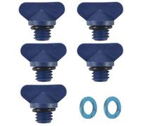 (As show, One size) Engine Block Drain Plugs with Gaskets for Marine Inboard Engines 22-806608A02 8M0119211 12-19183
