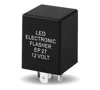 (As show, One size) EP27 LED Flasher Relay, 5 Pin Flasher Relay for LED Turn Signal,Electronic Flasher Indicator for Fi