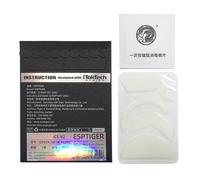 (As show, One size) Esports Tiger ICE Mouse Skates Feet for G502X Wireless Mouse Glides Curved Rounded Edges White 1 Pack