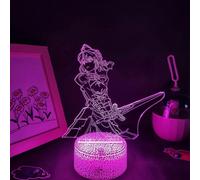 (As show, One size) Fate Stay Night Anime Figure Saber King Arthur 3D Lamps Led RGB Neon Night Lights Gifts Colorful Manga Game Bedroom Table Decor