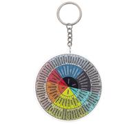 (As show, One size) Feelings Wheel Pendant Emotions Wheel Keychain Emotions Wheel Keychain Craft Keychain