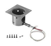 (As show, One size) Fire Burn Pot & Hot Rod Ignitor Kit Replacement for Traeger & Pit Boss Pellet Grills with Screws & Fuse