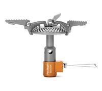 (As show, One size) Fire-Maple Camping Stove, Mini Portable and Foldable Titanium Gas Stove Ultra-light Outdoor Picnic Hiking Stove 2300W FMS-116T