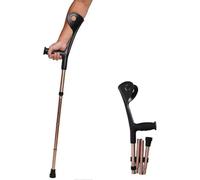 (As show, One size) Folding Elbow Arm Adult Crutches, Height Adjustable Arm Cuff Momentum, Portable