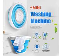 (As show, One size) Folding Washing Machine Mini Portable Washing Machine Mini USB Powered Washing Machine for Dorms, Apartments, RVs
