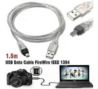 (As show, One size) For Mini DV MiniDV USB Data Cable FireWire IEEE 1394 HDV Camcorder to Edit PC