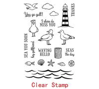 (As show, One size) for Pigeon Lighthouse Seal Stamp with Cutting Dies Stencil DIY Scrapbooking Embossing Photo Album Decor Paper Card Craft