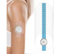 (As show, One size) Freestyle Libre 3 Sensor, 45 Transparent Plasters for Libre 1 2 & 3 Sensors
