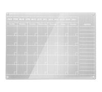(As show, One size) Fridge White Board Erasable Month Planner Magnetic Refrigerator Whiteboard Fridge Magnetic Board