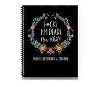 (As show, One size) "FuckI'M Dead, End of Life Planner, I'M Dead Now What Book Planner, Guided Final Arrangements When I'M Gone Workbook"
