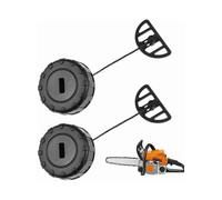 (As show, One size) Fuel Cap and Oil Cap for STIHL 017 018 MS170 MS180 Chainsaw 2 Pieces