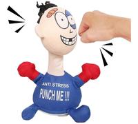 (As show, One size) Funny Punch Me Screaming Doll, Anti-stress Punch Me Doll, Boxing Toy Creative Vent Screaming Doll, Desktop Interactive Toys With Sound Punching Bag St