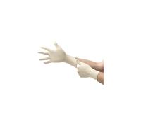 (As show, One size) Gants jetables en latex usages multiples, protection chimique, taille L (100 gants), blanc
