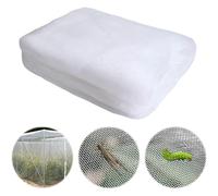(As show, One size) Garden Netting (2.5 x 6m) Anti-Insect Net Vegetable Netting, White Garden Anti-Insect Netting Protection for Plants Flowers Vegetables Fruits