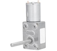 (As show, One size) Gear Motor Speed Reduction Worm Self Locking M6 Thread 50mm Shaft Length JGY370DC6V 23RPM