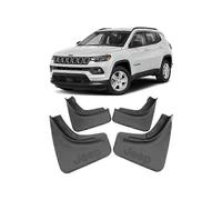 (As show, One size) Genuine Front & Rear Molded Splash Guards Mud Flaps For 2017-2023 Jeep Compass
