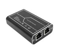 (As show, One size) Gigabit POE Extender 2 Port 1000M Network Switch Repeater 30W IEEE802.3Af/At Plug&Play compatible with PoE Switch NVR IP Camera